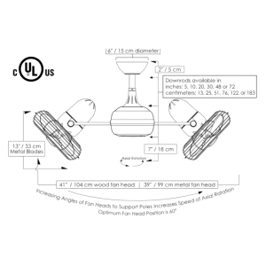 Signature Dagny-LK Ceiling Fan Elite